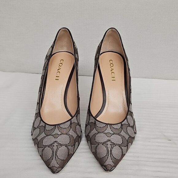 COACH SIGNATURE JACQUARD SKYLER PUMP BFPM-02-045 - Picture 2 of 9